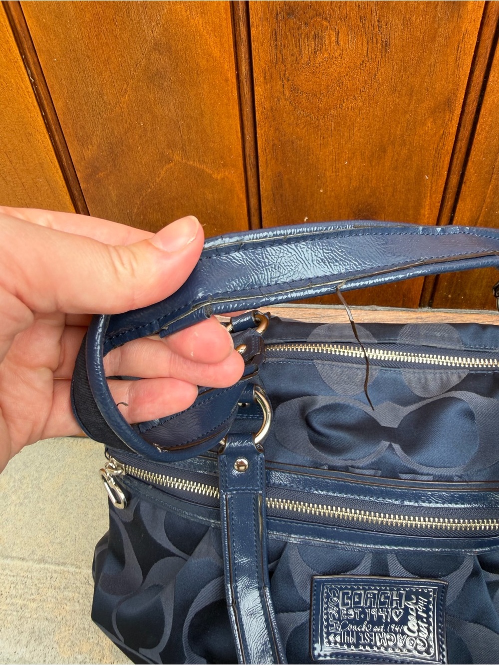 🫐✨ COACH Y2K Bundle of 8 - Leather Totes, Wristlets - NWT Andy Tote ✨🫐 - Picture 6 of 16